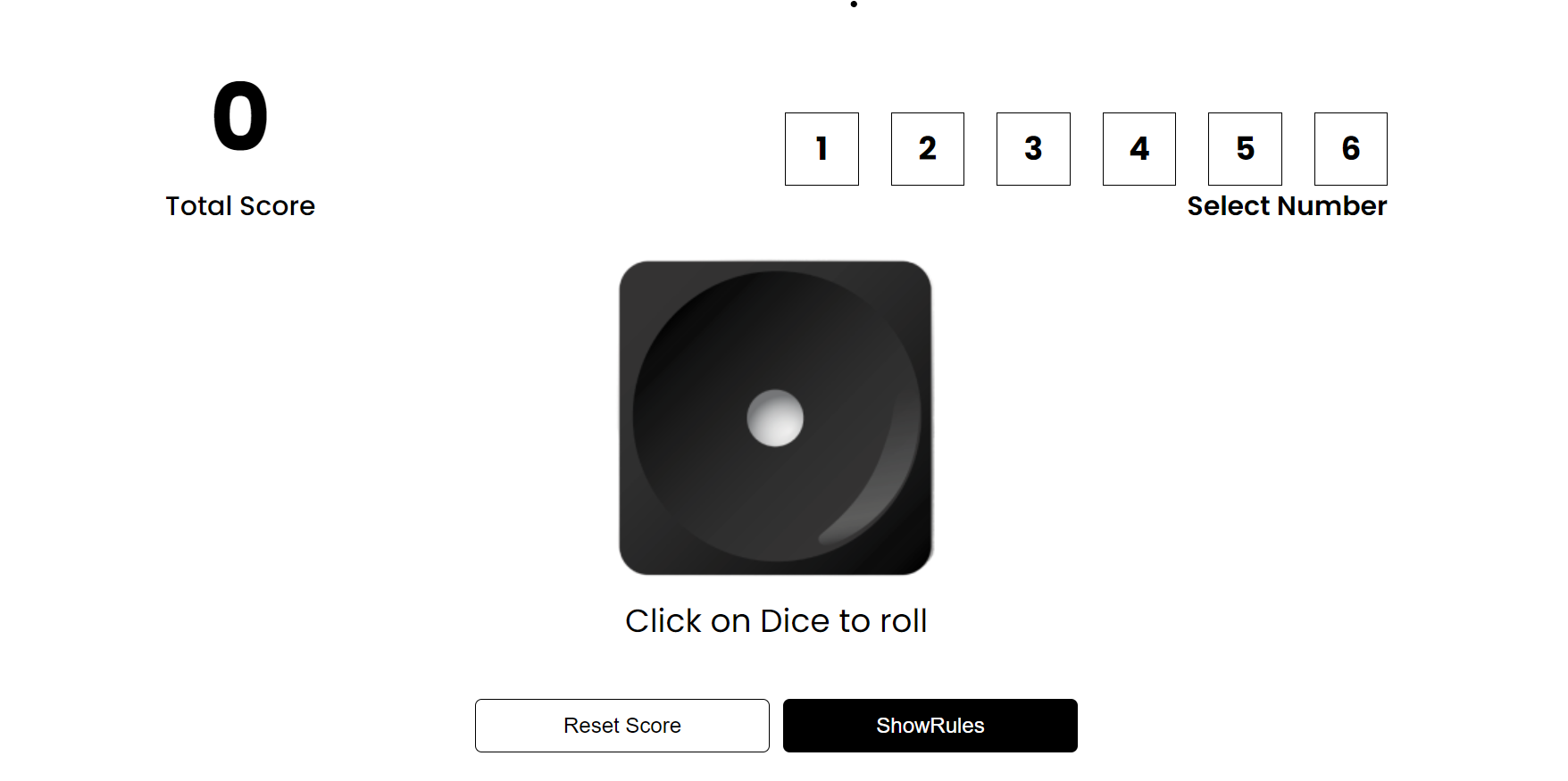 Dice Game: Interactive Game