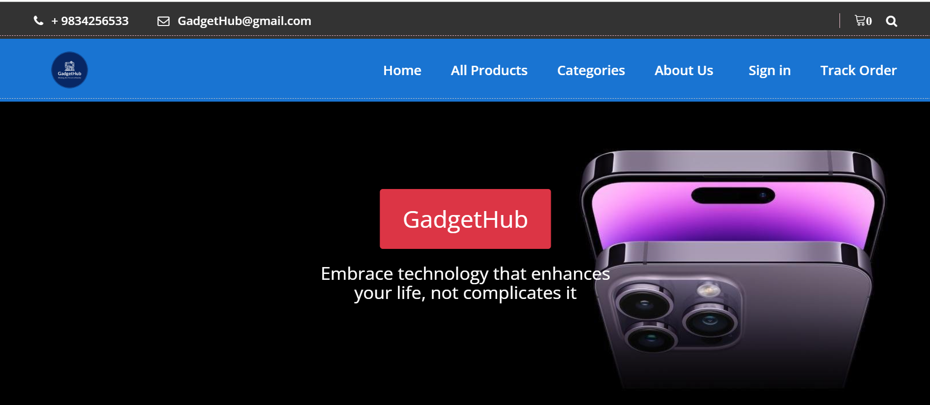 GadgetHub: E-Commerce System